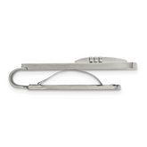 Chisel Stainless Steel Brushed and Polished Cross Money Clip